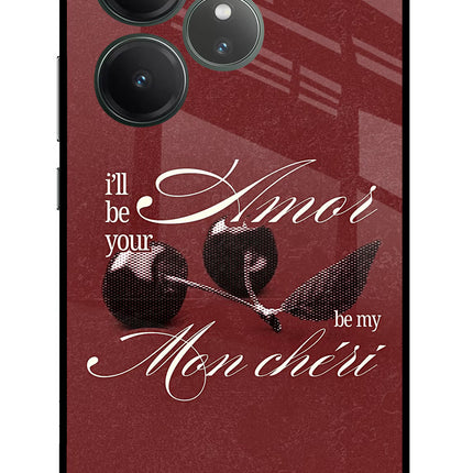 Velvet Cherry Realme GT 6 Glass Case