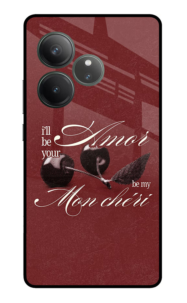 Velvet Cherry Realme GT 6 Glass Case