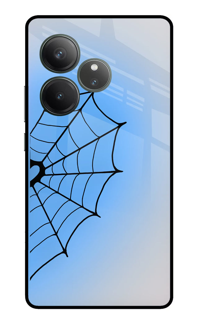 Blue Web Realme GT 6 Glass Case