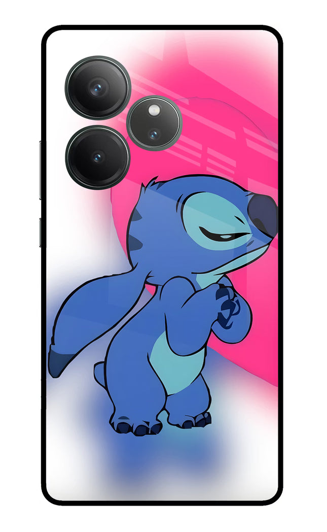 Stitch Hug Realme GT 6 Glass Case