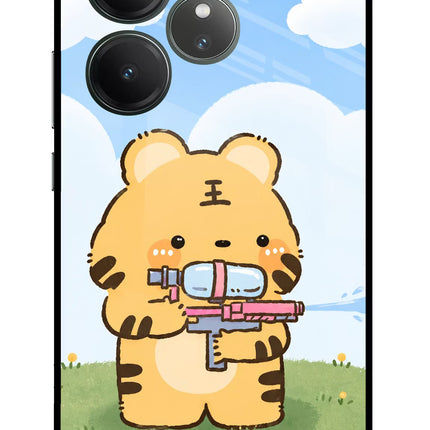 Tiger Treat Realme GT 6 Glass Case