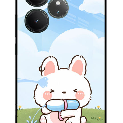 Bunny Treat Realme GT 6 Glass Case