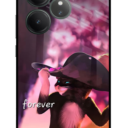 Forever Cat Realme GT 6 Glass Case