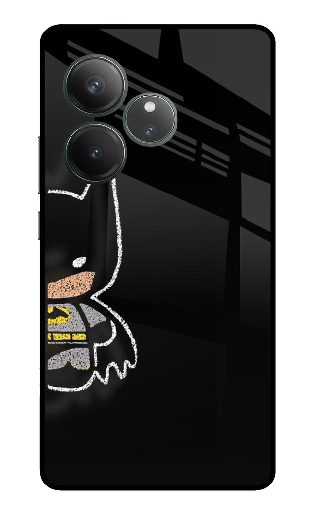 Bat Kitty Realme GT 6 Glass Case