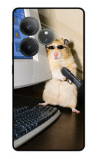 Hacker Hamster Realme GT 6 Glass Case