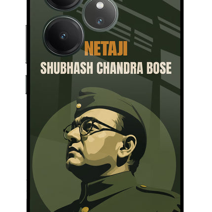 Netaji Legacy Realme GT 6 Glass Case Back Cover by Casekaro
