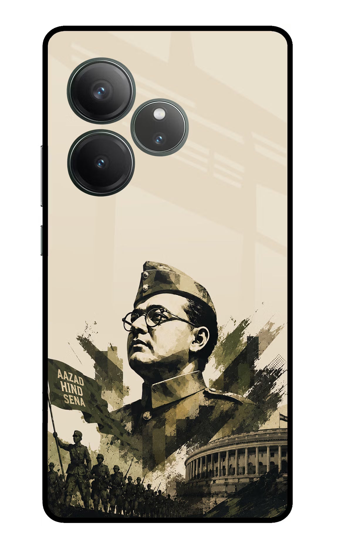Netaji Rising Realme GT 6 Glass Case