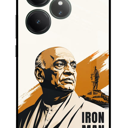 Sardar Patel Iron Will Realme GT 6 Glass Case Back Cover by Casekaro