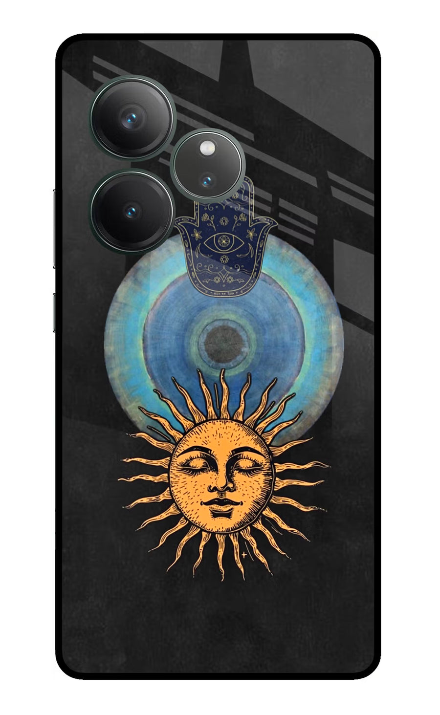 Divine Sun Realme GT 6 Back Cover, Glass case