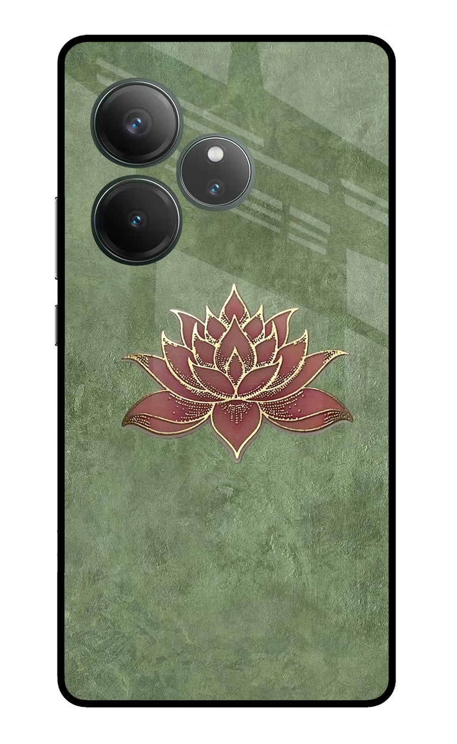 Lotus Grace Realme GT 6 Back Cover, Glass case