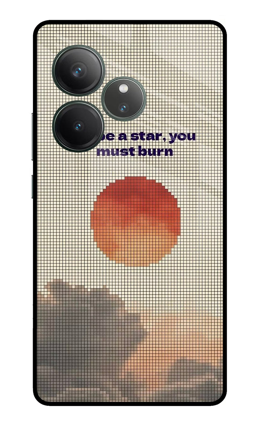 Pixel Sun Realme GT 6 Back Cover, Glass case