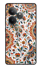 White Mayura Realme GT 6 Glass Case