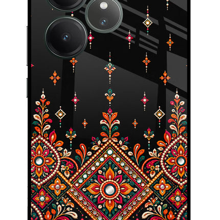 Noir Mehfil Realme GT 6 Glass Case