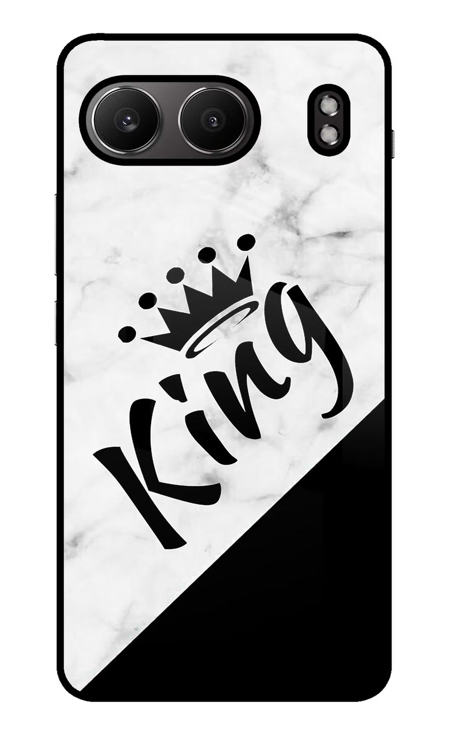King OnePlus Nord 4 Back Cover, Glass case