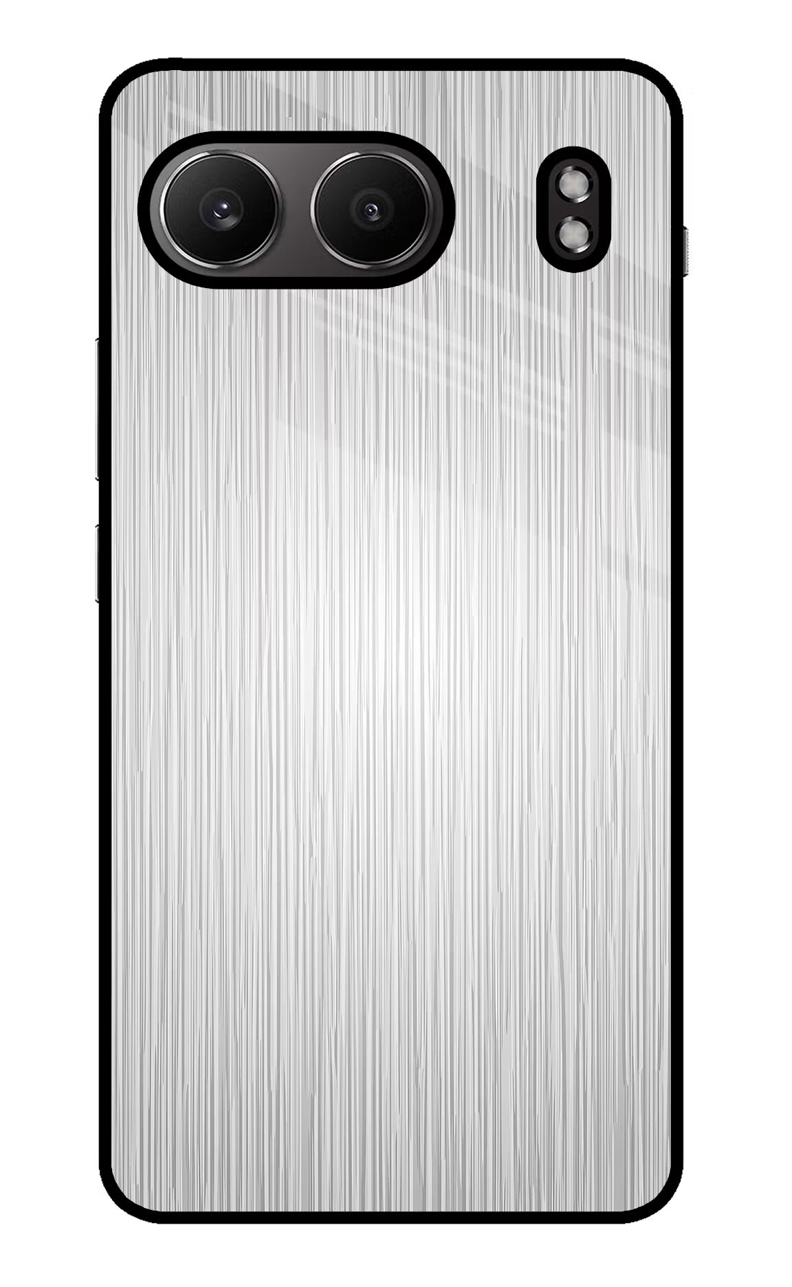 Wooden Grey Texture OnePlus Nord 4 Glass Case Back Cover by Casekaro