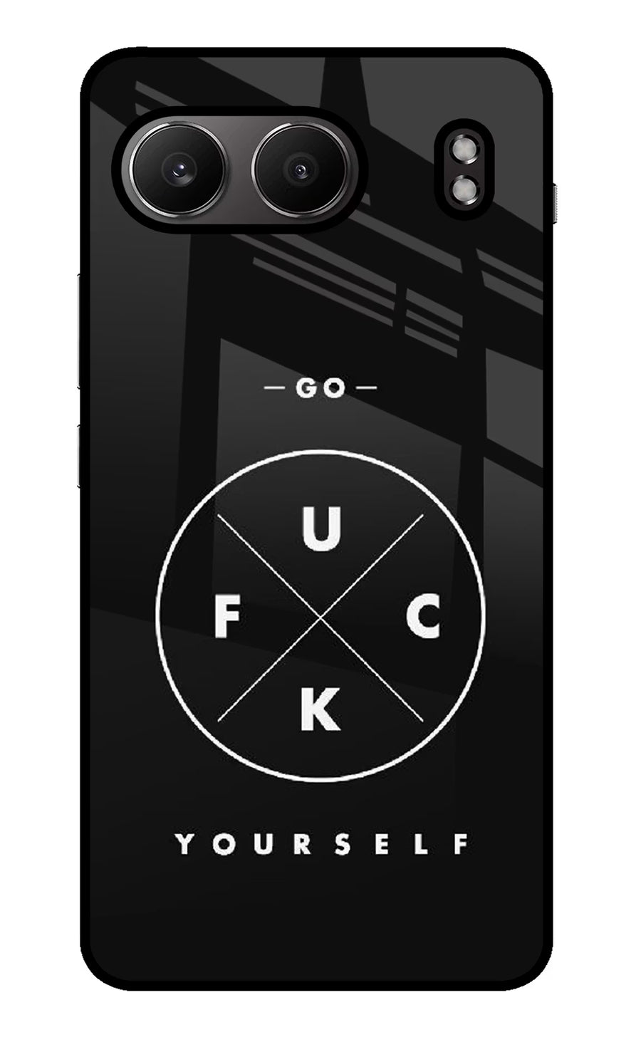 Go Fuck Yourself OnePlus Nord 4 Back Cover, Glass case