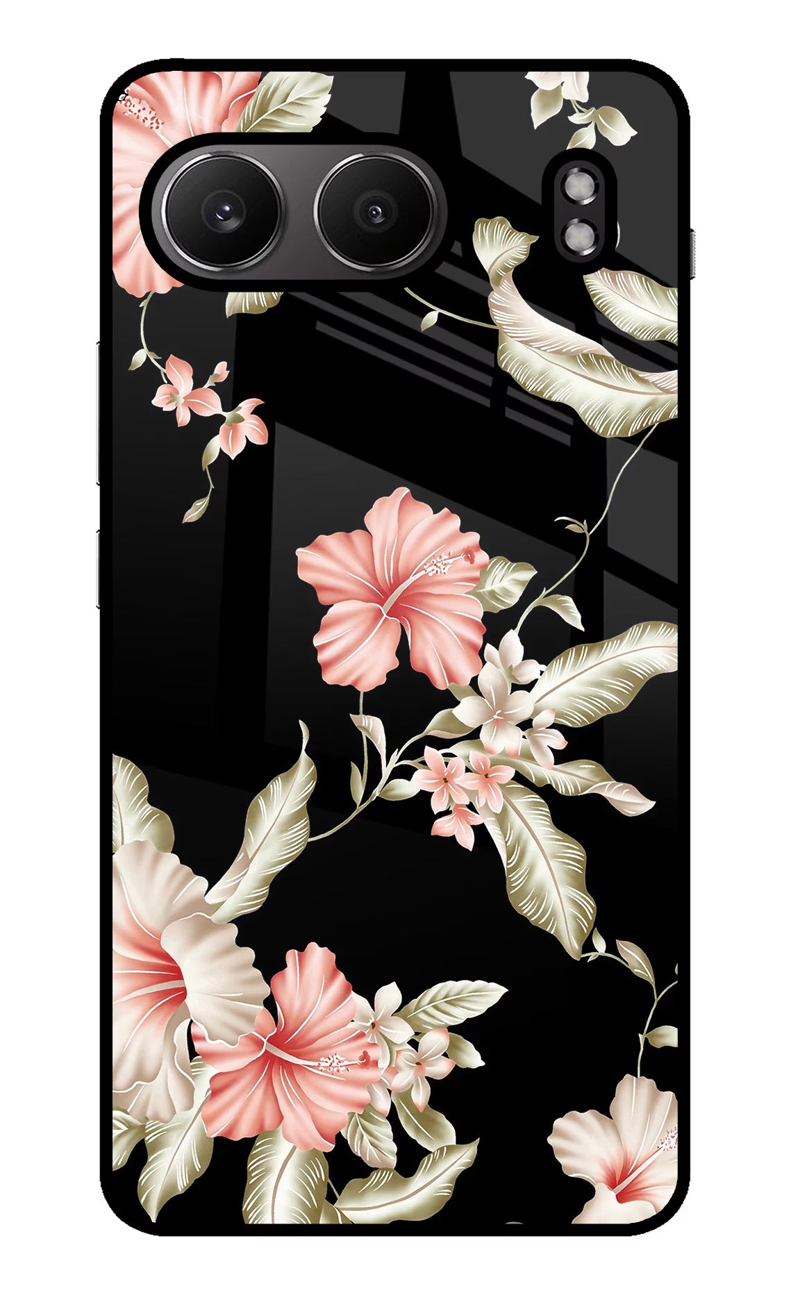 Flowers OnePlus Nord 4 Glass Case Back Cover by Casekaro