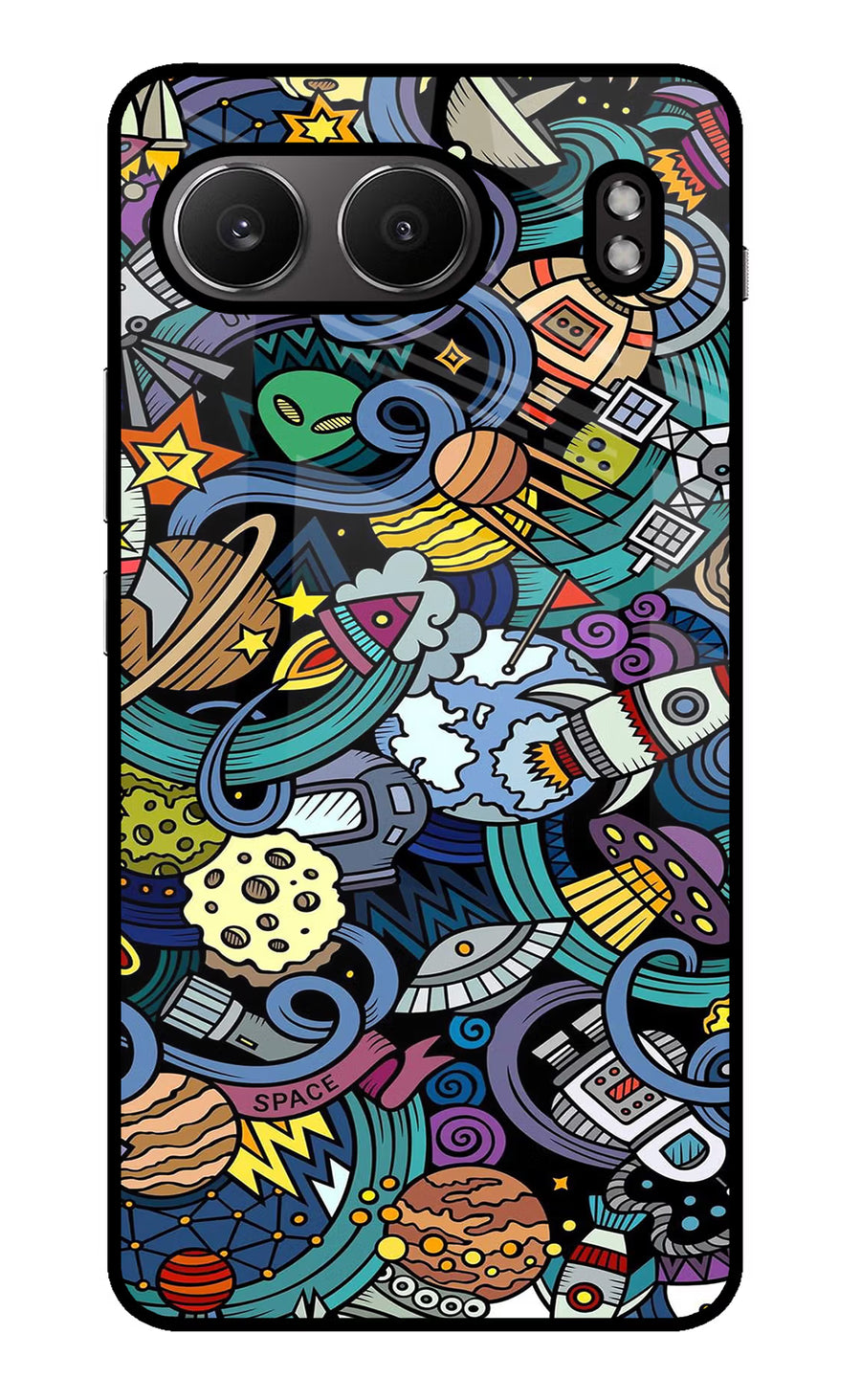 Space Abstract OnePlus Nord 4 Back Cover, Glass case