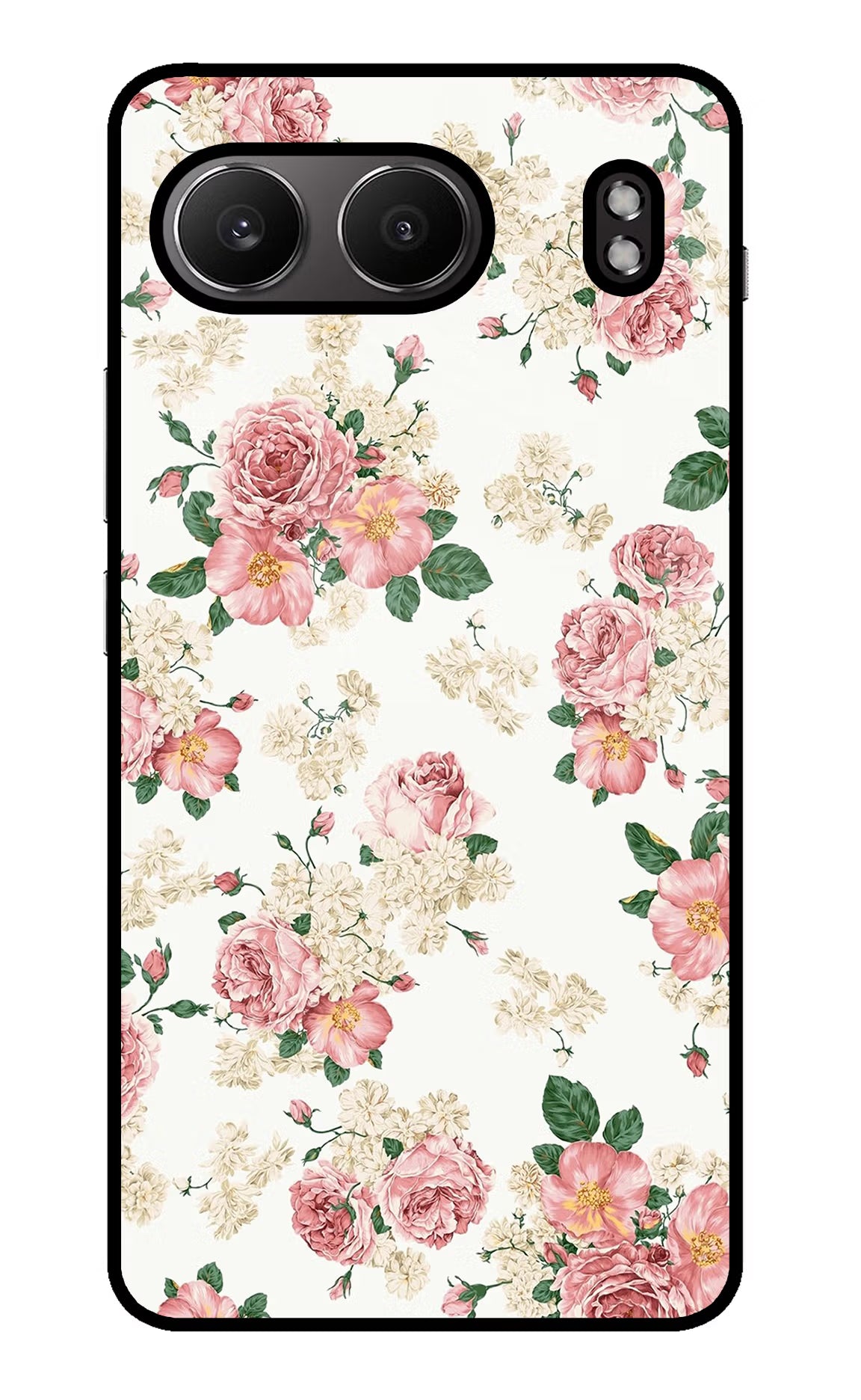 Flowers OnePlus Nord 4 Glass Case Back Cover by Casekaro