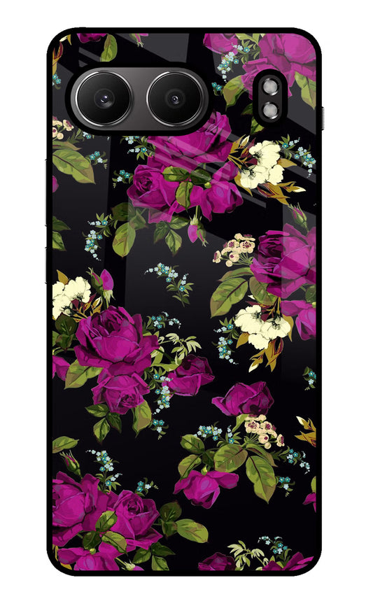 Flowers OnePlus Nord 4 Glass Case
