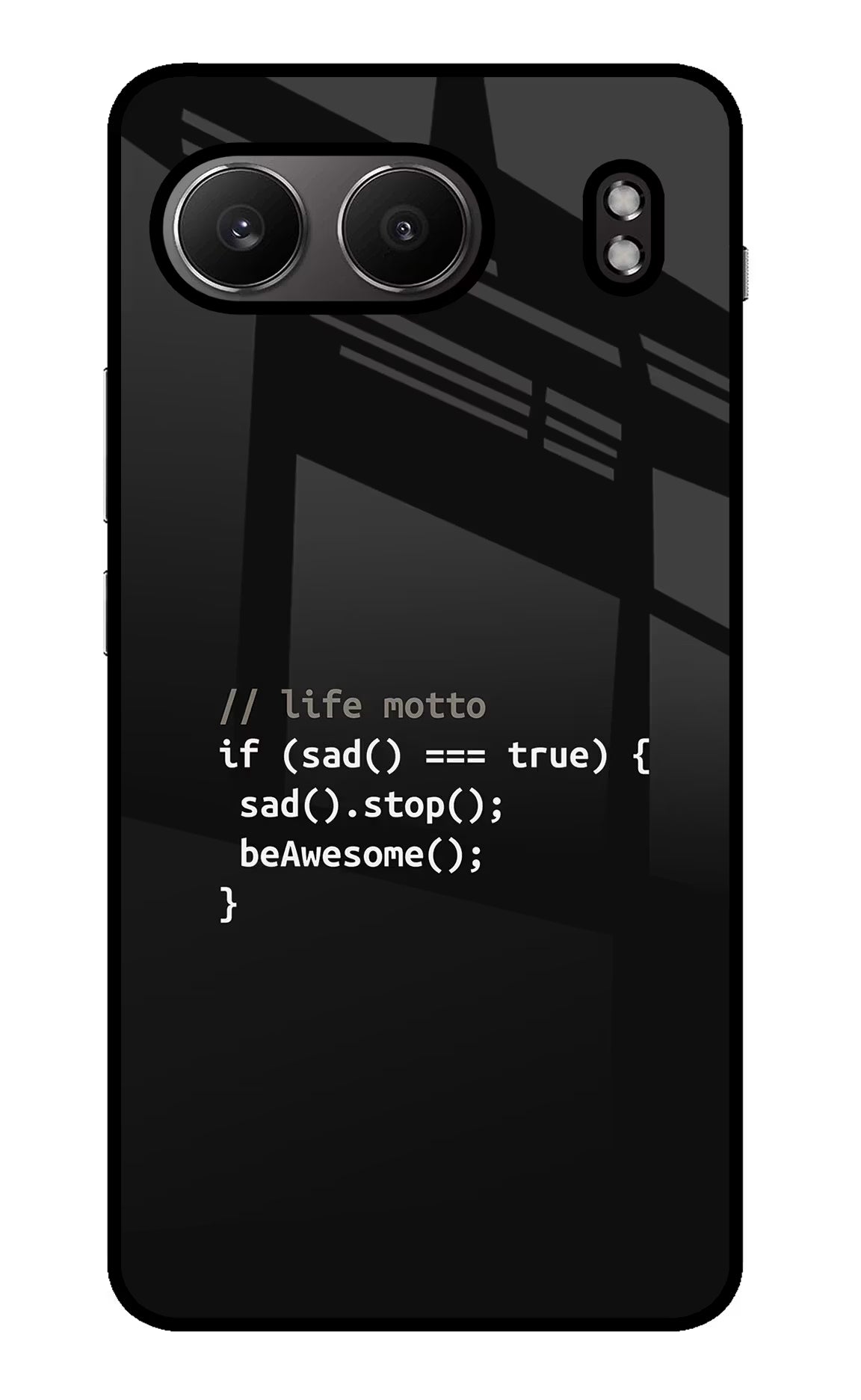 Life Motto Code OnePlus Nord 4 Glass Case
