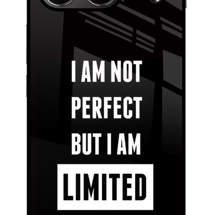 I Am Not Perfect But I Am Limited Edition OnePlus Nord 4 Glass Case Back Cover by Casekaro