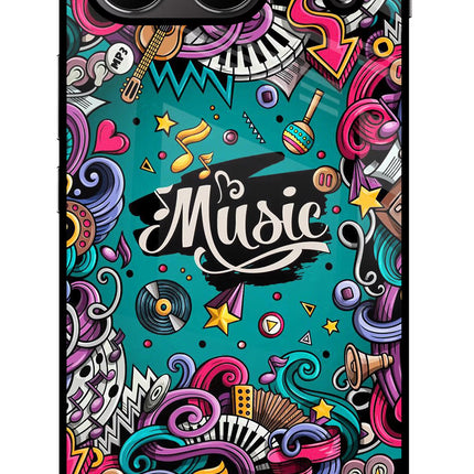 Music Graffiti OnePlus Nord 4 Glass Case