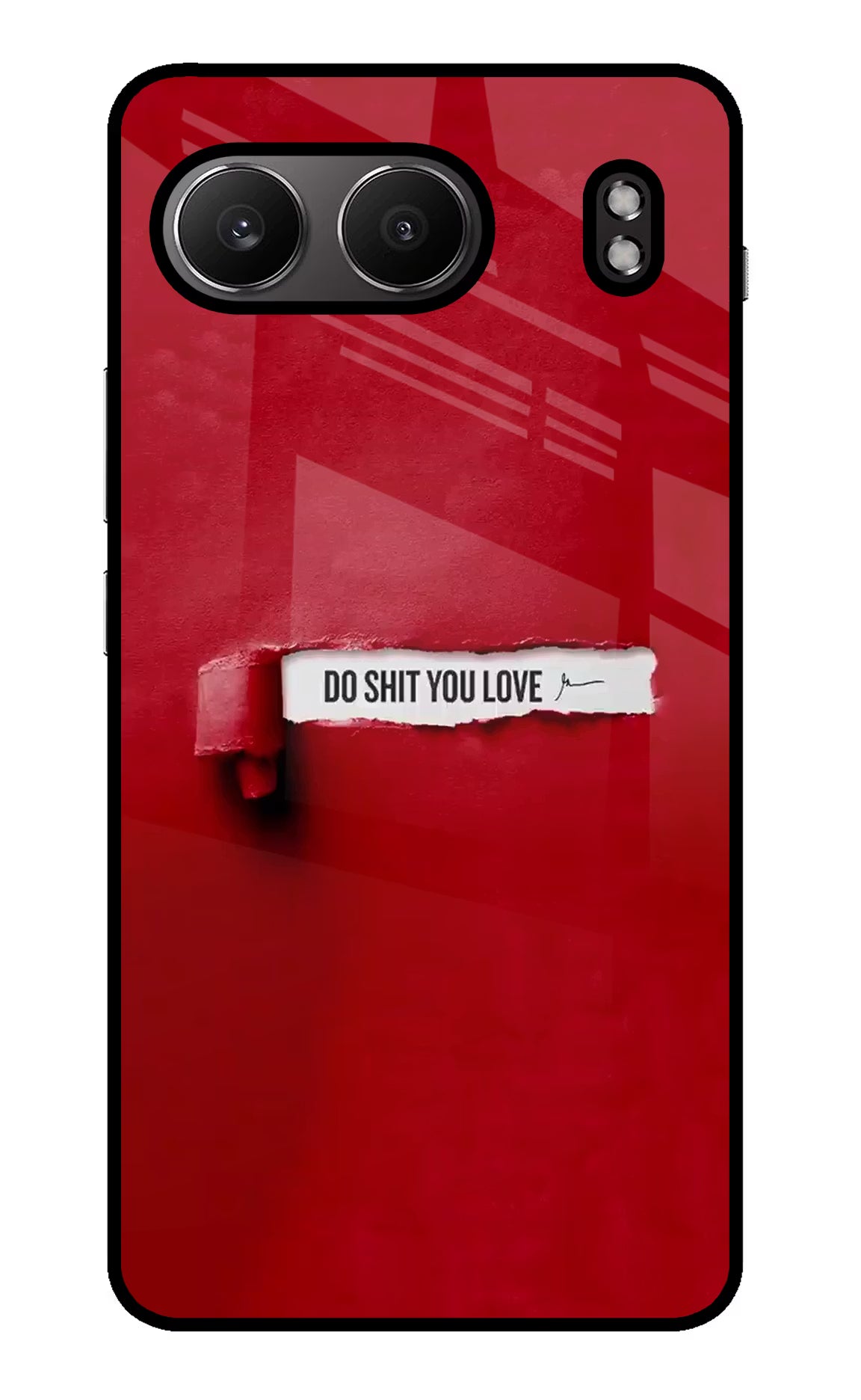 Do Shit You Love OnePlus Nord 4 Glass Case Back Cover by Casekaro