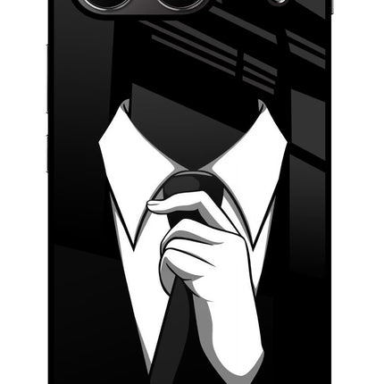 Black Tie OnePlus Nord 4 Glass Case