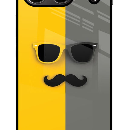 Sunglasses with Mustache OnePlus Nord 4 Glass Case
