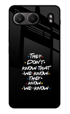 FRIENDS Dialogue OnePlus Nord 4 Glass Case