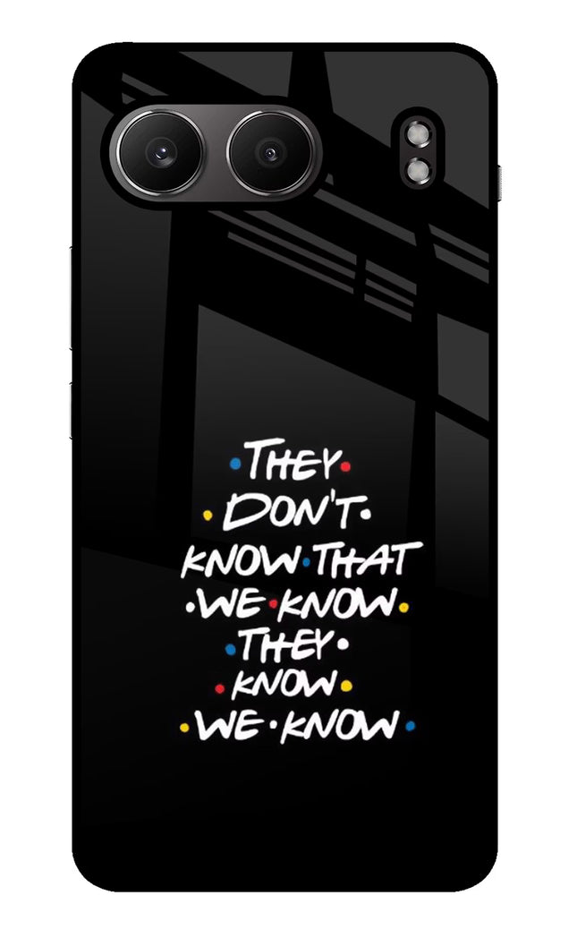 FRIENDS Dialogue OnePlus Nord 4 Glass Case