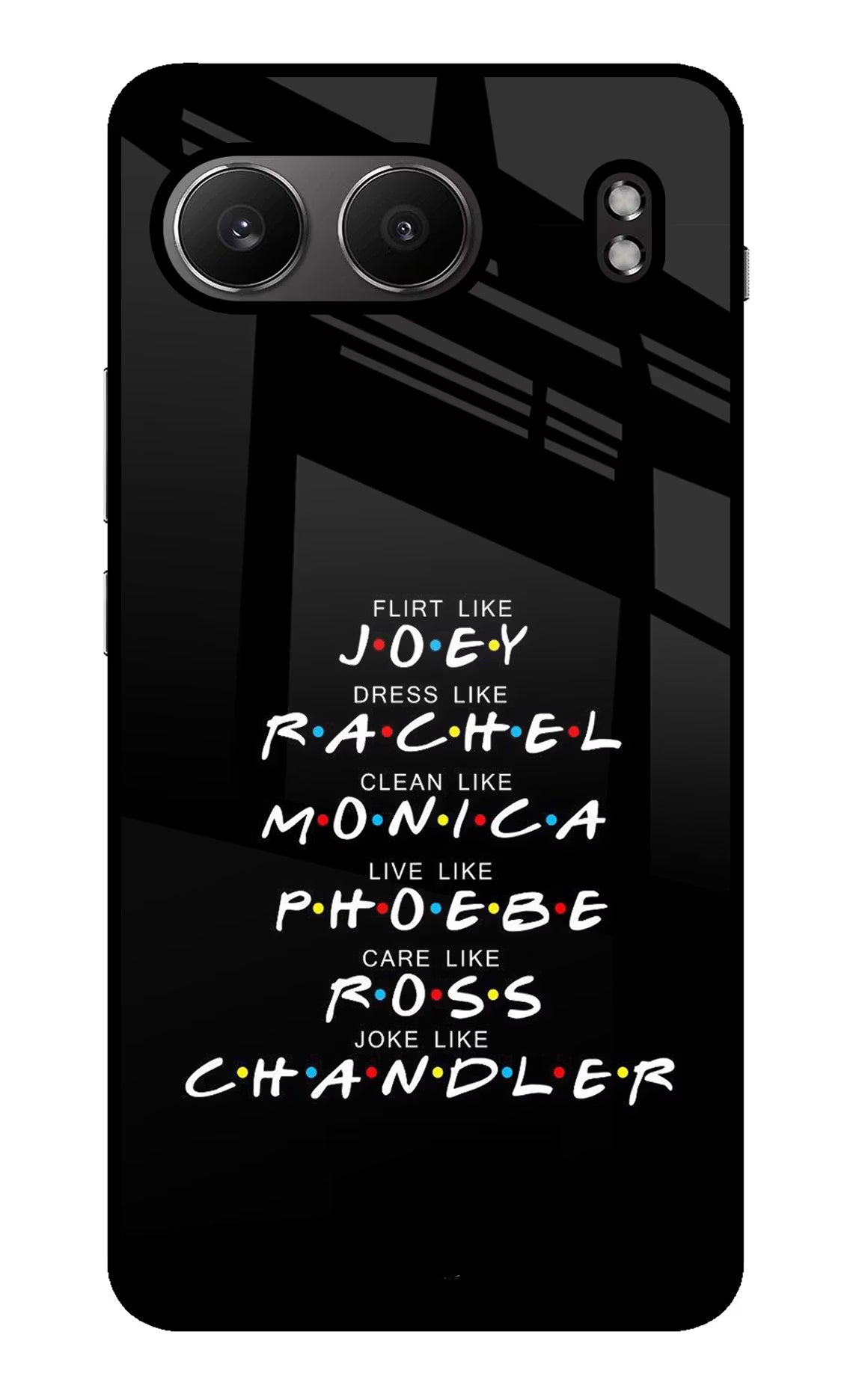 FRIENDS Character OnePlus Nord 4 Glass Case Back Cover by Casekaro