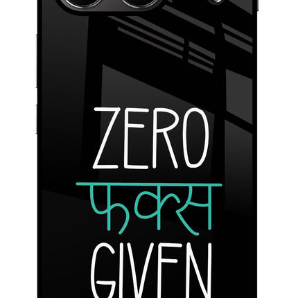 Zero Fucks Given OnePlus Nord 4 Glass Case