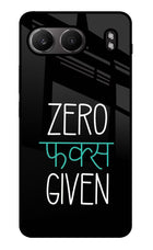 Zero Fucks Given OnePlus Nord 4 Glass Case