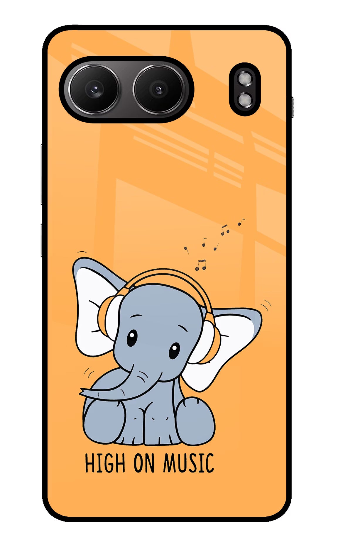 High On Music OnePlus Nord 4 Glass Case Back Cover by Casekaro