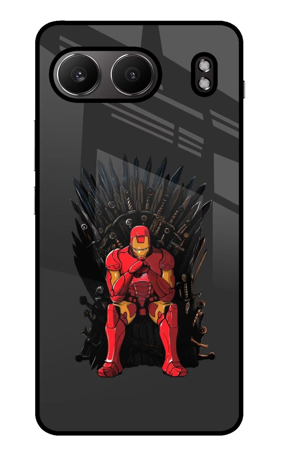 Ironman Throne OnePlus Nord 4 Back Cover, Glass case