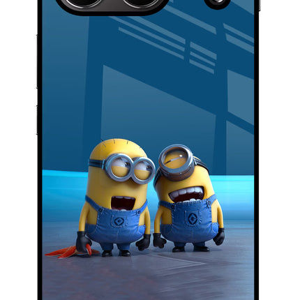 Minion Laughing OnePlus Nord 4 Glass Case Back Cover by Casekaro