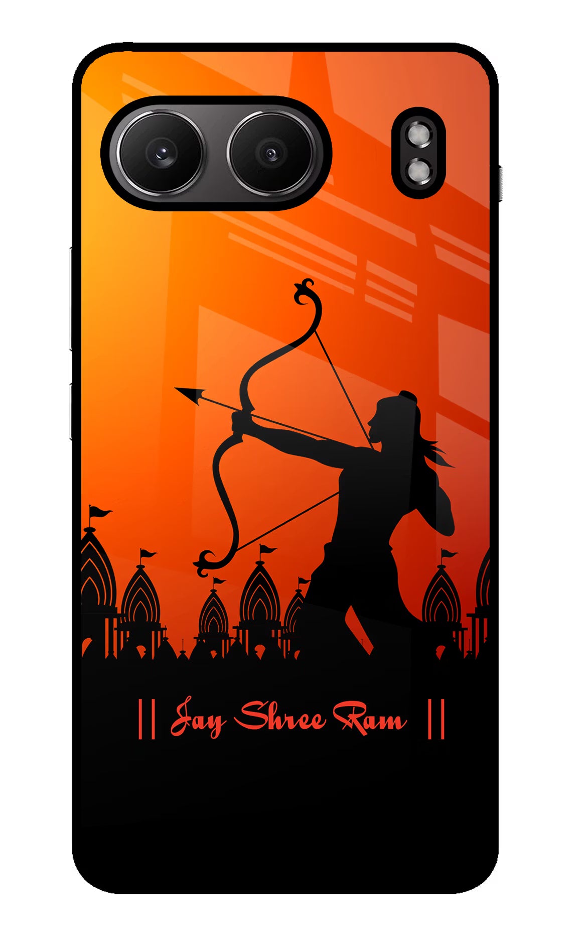 Lord Ram - 4 OnePlus Nord 4 Glass Case Back Cover by Casekaro