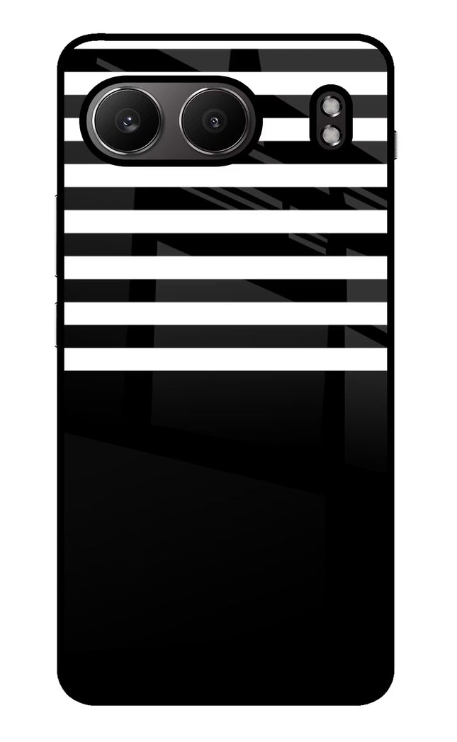 Black and White Print OnePlus Nord 4 Glass Case