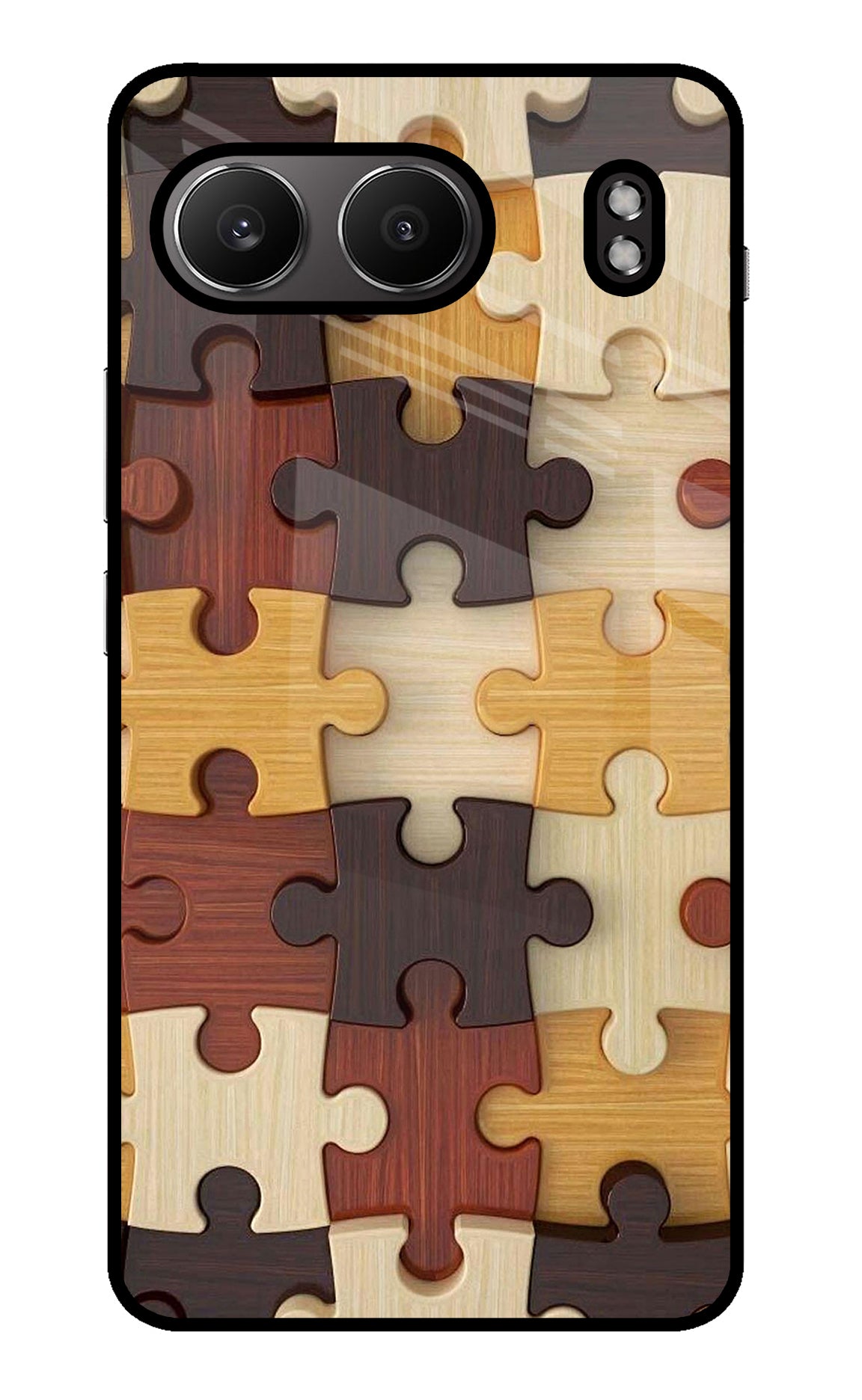 Wooden Puzzle OnePlus Nord 4 Back Cover