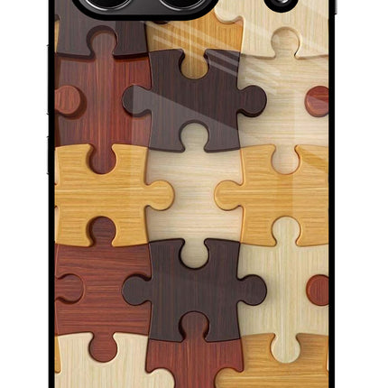 Wooden Puzzle OnePlus Nord 4 Glass Case