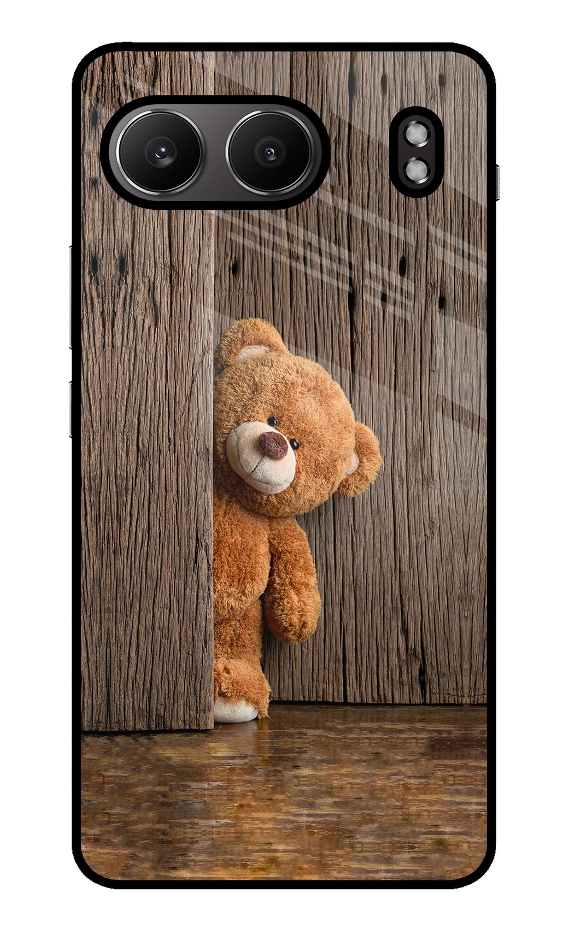 Teddy Wooden OnePlus Nord 4 Glass Case