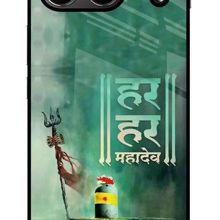 Har Har Mahadev Shivling OnePlus Nord 4 Glass Case