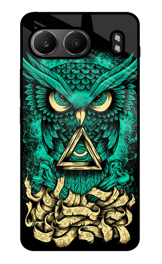 Green Owl OnePlus Nord 4 Glass Case