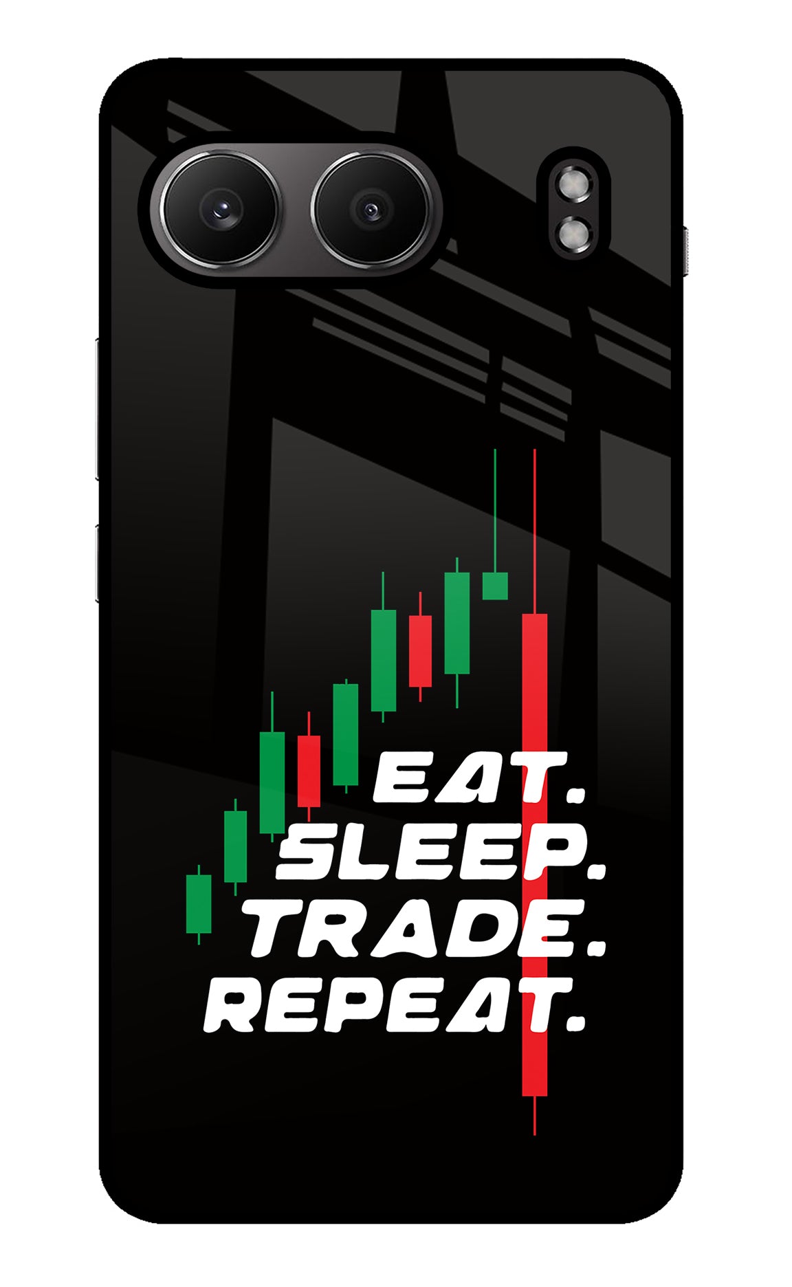 Eat Sleep Trade Repeat OnePlus Nord 4 Glass Case