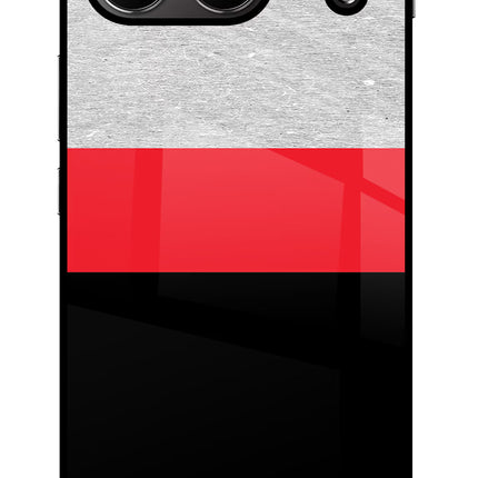 Tri Color Pattern OnePlus Nord 4 Glass Case