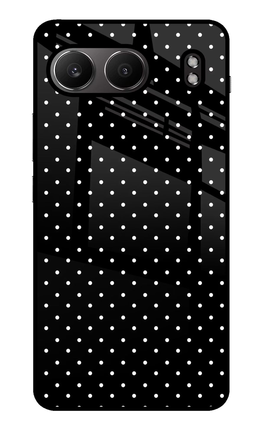 White Dots OnePlus Nord 4 Back Cover, Glass case