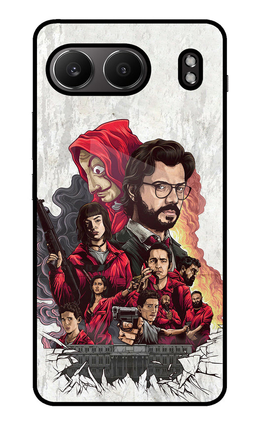 Money Heist Artwork OnePlus Nord 4 Glass Case