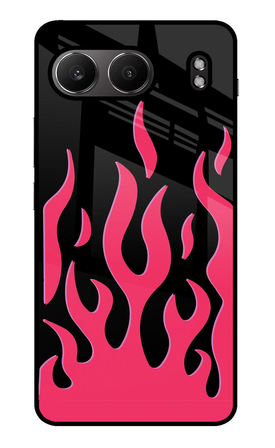 Fire Flames OnePlus Nord 4 Back Cover, Glass case